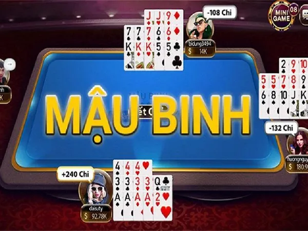 game mậu binh - Mậu binh 3 người