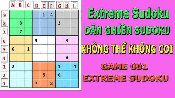 game luyện trí nhớ - Sudoku